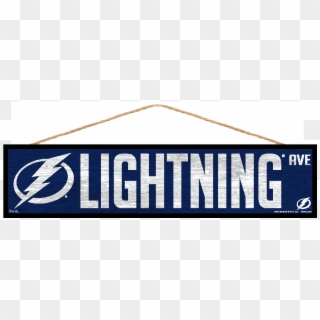 Tampa Bay Lightning Wincraft Wood Street Sign - Tampa Bay Lightning, HD Png Download