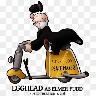 Egghead As Elmer Fudd By Boscoloandrea - Egghead Elmer Fudd, HD Png Download