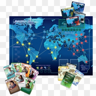 Z Man Games Pandemic Board Game , Png - Z Man Games Pandemic Board Game, Transparent Png