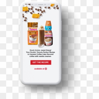 The Ad Helped Promote Dunkin Donuts Flavors While Allowing - Juice, HD Png Download