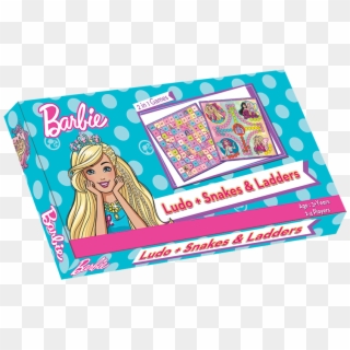 Ludo Snakes And Ladders - Barbie Board Games, HD Png Download