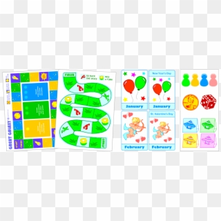 Board Games With Cards » , Png Download - Dice Clip Art, Transparent Png
