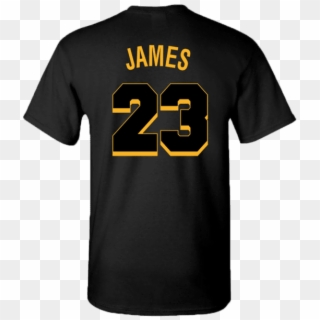 Men's La Lakers Logo Lebron James Jersey T-shirt - February Shirts, HD Png Download