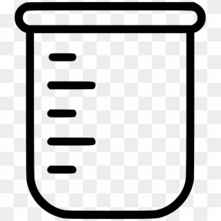 Measuring Beaker Test Tube Flask Laboratory Glass Comments - Beaker Glass Icon Png, Transparent Png