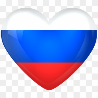 Russian Flag Heart Png, Transparent Png