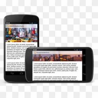 Glassactionbar - Android Toolbar Blur, HD Png Download