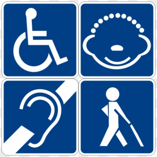 Handicapped Accessible Sing Clipart Icon Png - Handicapped Sign, Transparent Png