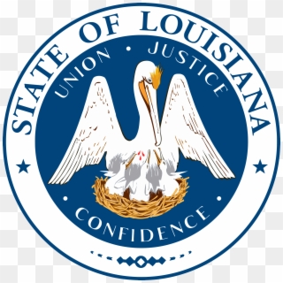 Louisiana State Seal Png - Louisiana Flag, Transparent Png