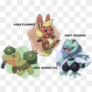 View Starters By Fakemonplanet-d5fhf56 , - Best Fake Starter Pokemon, HD Png Download