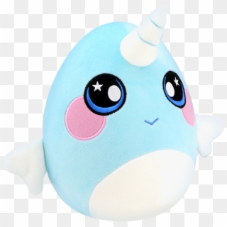 Squeezamals, 8 Plush, Narwhal, HD Png Download