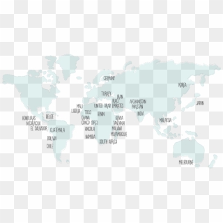 Donate-howyour Worldmap - Map, HD Png Download