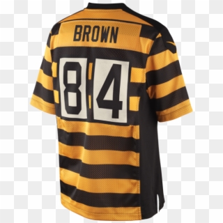 Antonio Brown Bumble Bee Pittsburgh Steelers Nfl Authentic - Throwback Steelers Jersey, HD Png Download