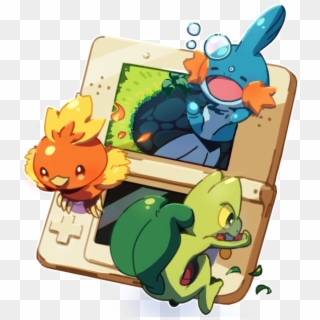 “this Will Be Sold As A Keychain At Ax =u= ” - Mudkip Treecko And Torchic Teddy, HD Png Download
