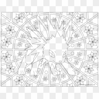 Zapdos Drawing Coloring Page Transparent Png Clipart - Hard Pokemon Coloring Pages, Png Download