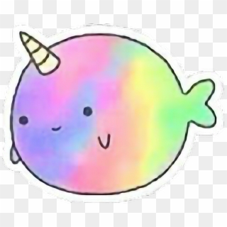 Unicorn Fishy Walrus Rainbow Anime Cutefreetoedit - Cute Character Transparent Background, HD Png Download