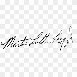Open - Martin Luther King Jr Signature, HD Png Download