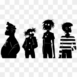 Nope Trying To Make Transparent Background - Gorillaz Silhouette, HD Png Download
