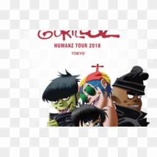 Gorillaz Japan Tour - Aesthetic Gorillaz, HD Png Download