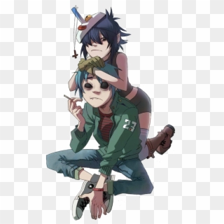 Noodle And 2d Fanart, HD Png Download - 700x919(#728577) - PngFind