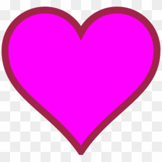 Hot Pink Heart Png Related Keywords Amp Suggestions, - Pink And Purple Heart, Transparent Png
