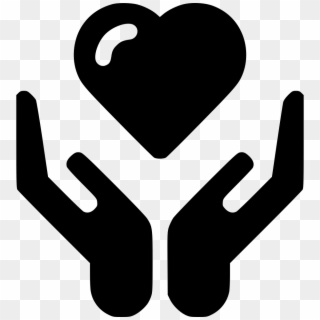 Hands Protect Heart Svg Png Icon Free Download - Finger Heart Icon Transparent, Png Download