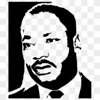 Martin Luther King Png Download Image - Martin Luther King Jr Stencil, Transparent Png