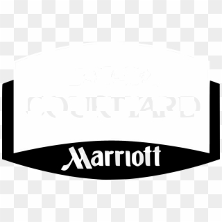 Courtyard By Marriott Logo Black And White - Courtyard By Marriott, HD Png Download