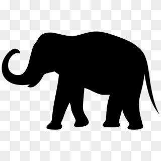 Download Png - Elephant Clipart Black And White Png, Transparent Png