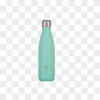 Blue Pastel Water Bottle With Stainless Steel Lid - Water Bottle, HD Png Download