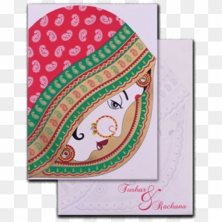 Hindu Wedding Cards - Paisley, HD Png Download
