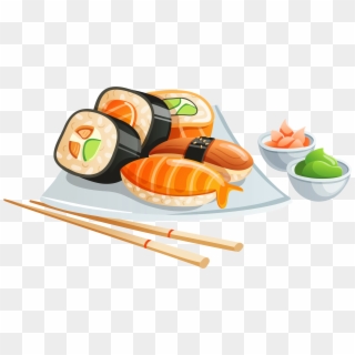 Sushi Png Clipart Image - Sushi Clipart Transparent Background, Png Download