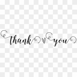 Thank You Transparent Png - Png Transparent Thank You Text Png, Png Download