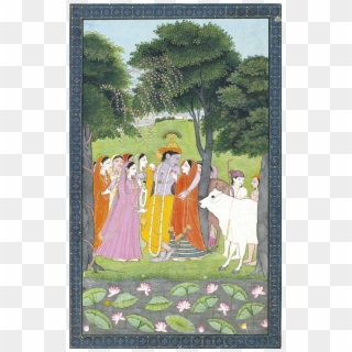 Cookies On The Ft - Miniature Painting Akbar Krishna, HD Png Download