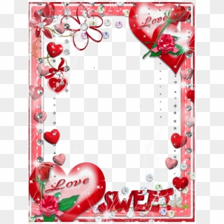 Sweet Love Transparent Png Photo Frame - Love Photo Frame Png, Png Download