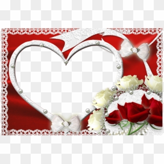 Love Pictures Frames Red Wallpaper In Large Resolution - Love Frames Download For Mobile, HD Png Download
