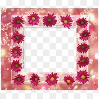 Abstract Floral Frame Png - Love Photo Frames For Photoshop, Transparent Png