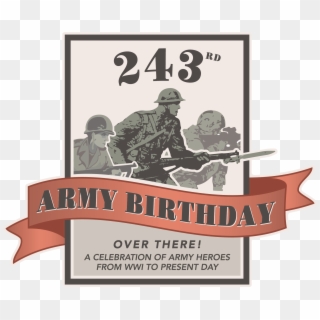 2018 Army Birthday Logo - 243 Navy Birthday 2018, HD Png Download