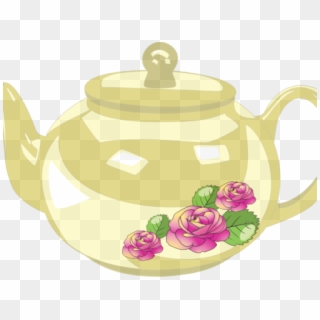 Teapot Clipart Crockery - Fancy Teapot Clipart, HD Png Download