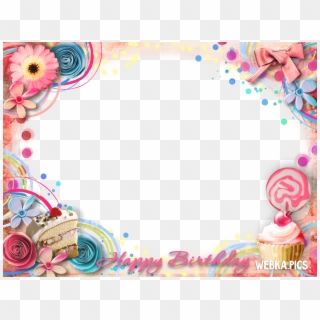Birthday Frame Group With 73 Items - Frame Hd Png Birthday, Transparent Png
