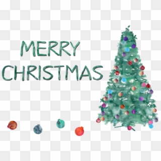 Free Png Merry Christmas Watercolor Png Images Transparent - Christian Merry Christmas Gif, Png Download