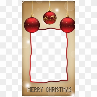 Free Icons Png - Free Merry Christmas Frame, Transparent Png