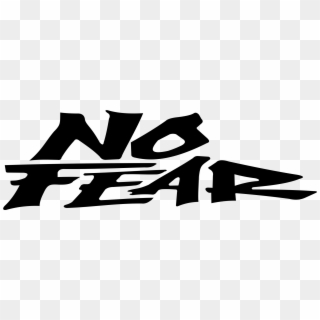 No Fear Logo Black And White - No Fear, HD Png Download