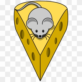 Cartoon Mouse With Cheese, HD Png Download
