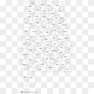 1584 X 1123 4 - State Of Alabama Map Png, Transparent Png