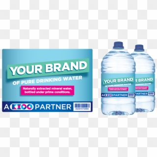 Develop Your Own Drinking Water Brand With Kioo - Plastic Bottle, HD Png Download