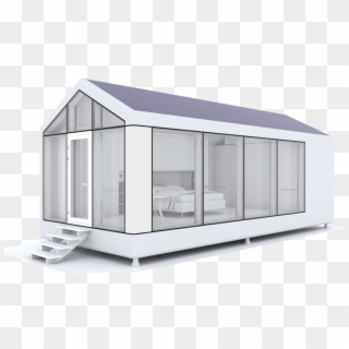 3d Printed Zombie Proof Tiny House - 3d Printed House Ukraine, HD Png Download