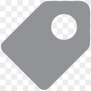 Open - Tag Icon Png Grey, Transparent Png