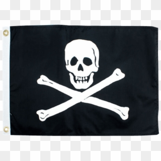 Jolly Roger Pirate Flag - Pirate Flags, HD Png Download