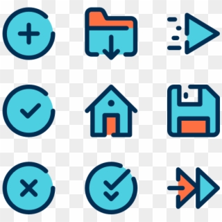 Ui - Button Icon Pack, HD Png Download
