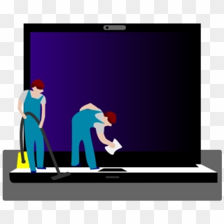 This Free Icons Png Design Of Laptop Cleaning , Png - Illustration, Transparent Png